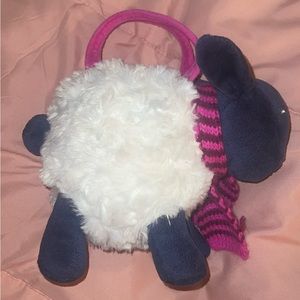 Gymboree girls lamb purse EUC